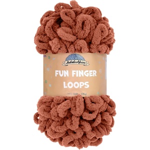 image:imageJubileeYarn Fun Finger Loops Yarn  100gSkein Jumbo Polyester  Lark  3 Skeins048 Umber