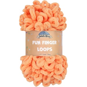 image:imageJubileeYarn Fun Finger Loops Yarn  100gSkein Jumbo Polyester  Lark  3 Skeins049 Nectar