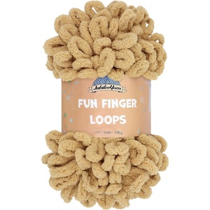 image:imageJubileeYarn Fun Finger Loops Yarn  100gSkein Jumbo Polyester  Lark  3 Skeins1324 Lark