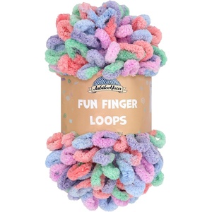 image:imageJubileeYarn Fun Finger Loops Yarn  100gSkein Jumbo Polyester  Pegasus  3 Skeins137 Eros