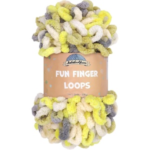 image:imageJubileeYarn Fun Finger Loops Yarn  100gSkein Jumbo Polyester  Pegasus  3 Skeins139 Hyperion