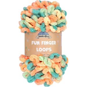 image:imageJubileeYarn Fun Finger Loops Yarn  100gSkein Jumbo Polyester  Pegasus  3 Skeins140 Eiar