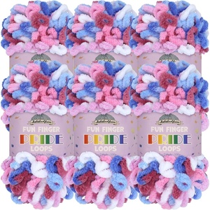 image:imageJubileeYarn Fun Finger Loops Yarn  100gSkein Jumbo Polyester  Pegasus  6 Skeins063 Dellamonica