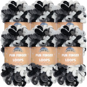 image:imageJubileeYarn Fun Finger Loops Yarn  100gSkein Jumbo Polyester  Pegasus  6 Skeins113 Hera