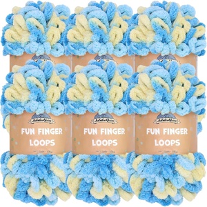 image:imageJubileeYarn Fun Finger Loops Yarn  100gSkein Jumbo Polyester  Pegasus  6 Skeins115 Tyche