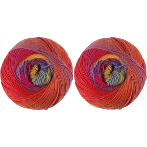 image:imageJubileeYarn Galaxy Fantasy Yarn  100gSkein Ombre Baby Weight  Party Punch  2 Balls113 State Fair