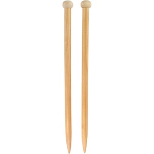 image:imageJubileeYarn Jumbo Birch Knitting Needles  US 65 30mm  16 Long  1 PairNatural