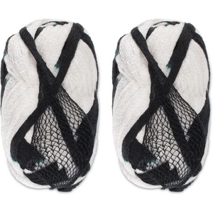 image:imageJubileeYarn Mesh Fishnet Yarn  Chunky Acrylic  200gSkein  Purple  2 Skeins05 Black White
