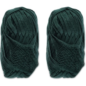 image:imageJubileeYarn Mesh Fishnet Yarn  Chunky Acrylic  200gSkein  Purple  2 Skeins17 Dark Teal