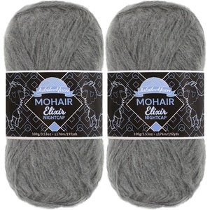 image:imageJubileeYarn Mohair Elixir Nightcap Yarn  100gSkein Chunky Wool Blend  Cosmopolitan  2 Skeins03 Vesper