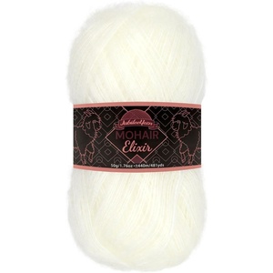 image:imageJubileeYarn Mohair Elixir Yarn  50gSkein Baby Wool Blend  Cherubs Cup  2 Skeins14 Pia Colada