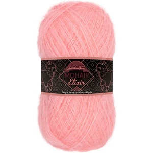 image:imageJubileeYarn Mohair Elixir Yarn  50gSkein Baby Wool Blend  Cherubs Cup  2 Skeins17 Desert Rose