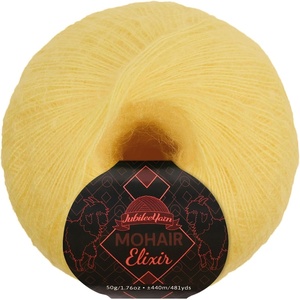 image:imageJubileeYarn Mohair Elixir Yarn  50gSkein Baby Wool Blend  Cherubs Cup  2 Skeins21 Golden Dream