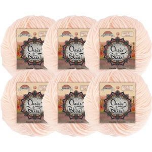 image:imageJubileeYarn Oasis Bliss Yarn  25gBall Baby Weight Acrylic Blend  Karma  6 Balls15 Sadhana