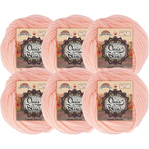 image:imageJubileeYarn Oasis Bliss Yarn  25gBall Baby Weight Acrylic Blend  Karma  6 Balls16 Japa