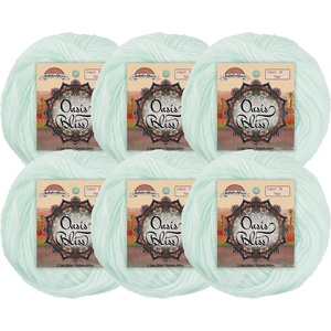 image:imageJubileeYarn Oasis Bliss Yarn  25gBall Baby Weight Acrylic Blend  Karma  6 Balls18 Yuga