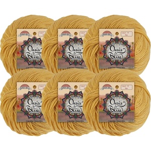 image:imageJubileeYarn Oasis Bliss Yarn  25gBall Baby Weight Acrylic Blend  Karma  6 Balls19 Dipa