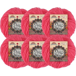 image:imageJubileeYarn Oasis Bliss Yarn  25gBall Baby Weight Acrylic Blend  Karma  6 Balls25 Giddha