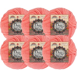 image:imageJubileeYarn Oasis Bliss Yarn  25gBall Baby Weight Acrylic Blend  Karma  6 Balls27 Om
