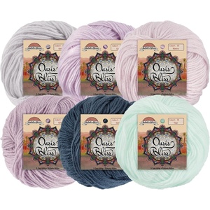 image:imageJubileeYarn Oasis Bliss Yarn  25gBall Baby Weight Acrylic Blend  Karma  6 Balls92 Ganesh