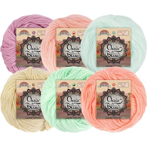 image:imageJubileeYarn Oasis Bliss Yarn  25gBall Baby Weight Acrylic Blend  Karma  6 Balls93 Murugan