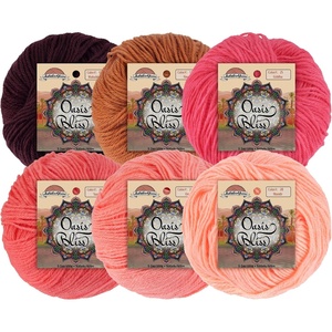image:imageJubileeYarn Oasis Bliss Yarn  25gBall Baby Weight Acrylic Blend  Karma  6 Balls98 Pavarti