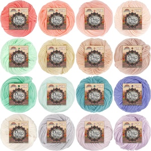 image:imageJubileeYarn Oasis Bliss Yarn  25gBall Baby Weight Acrylic Blend  Karma  6 BallsLight Colors
