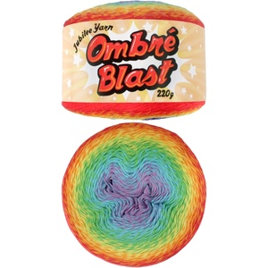 image:imageJubileeYarn Ombr Blast Yarn  220gcake Baby Weight Cotton  Something Wild  1 Cake106 Something Wild