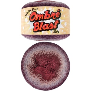 image:imageJubileeYarn Ombr Blast Yarn  220gcake Baby Weight Cotton  Something Wild  1 Cake112 Mutter