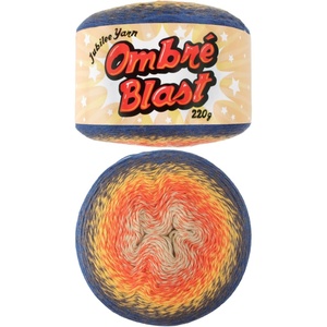 image:imageJubileeYarn Ombr Blast Yarn  220gcake Baby Weight Cotton  Something Wild  1 Cake120 Mezmerize