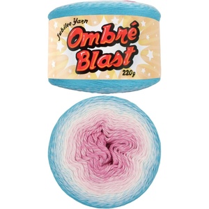 image:imageJubileeYarn Ombr Blast Yarn  220gcake Baby Weight Cotton  Something Wild  1 Cake126 Cloud Factory