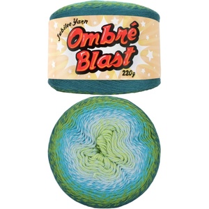 image:imageJubileeYarn Ombr Blast Yarn  220gcake Baby Weight Cotton  Something Wild  1 Cake128 Falling into Infinity