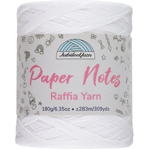 image:imageJubileeYarn Paper Notes Yarn  180gCone Worsted Paper  Variety Pack  4 Cones14 wythtt White Hot