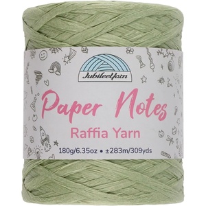 image:imageJubileeYarn Paper Notes Yarn  180gCone Worsted Paper  Variety Pack  4 Cones24 ganggreen Gang Green