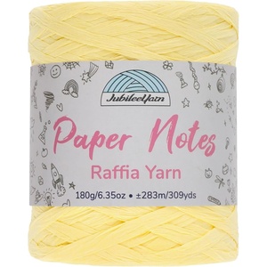 image:imageJubileeYarn Paper Notes Yarn  180gCone Worsted Paper  Variety Pack  4 Cones69 bananahammock Banana Hammock