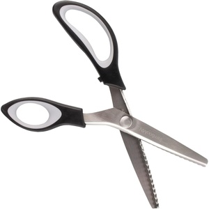 image:imageJubileeYarn Professional Grade Pinking Shears  95 Serrated Stainless Steel  Black amp Grey  1 Pair95 Black  Grey