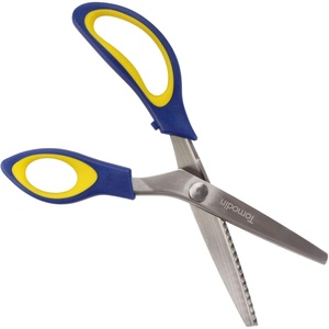 image:imageJubileeYarn Professional Grade Pinking Shears  95 Serrated Stainless Steel  Black amp Grey  1 Pair95 Blue  Yellow