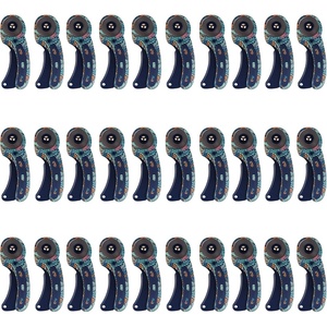 image:imageJubileeYarn Professional Stainless Steel Tailer Fabric Scissors  10 Silver  1 PairBotanical Blue  30 Units