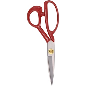 image:imageJubileeYarn Professional Stainless Steel Tailer Fabric Scissors  10 Silver  1 PairGrooved  8 Red