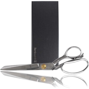image:imageJubileeYarn Professional Stainless Steel Tailer Fabric Scissors  10 Silver  1 PairSuperior Grade  10 Silver
