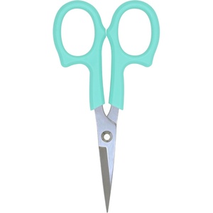 image:imageJubileeYarn Sharp Titanium Embroidery Craft Scissors wSheath  Gold  1 PairCoated  Green