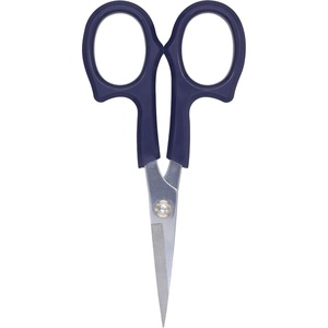 image:imageJubileeYarn Sharp Titanium Embroidery Craft Scissors wSheath  Gold  1 PairCoated  Navy