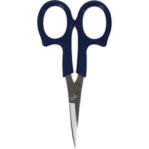 image:imageJubileeYarn Sharp Titanium Embroidery Craft Scissors wSheath  Gold  1 PairCoated Curved  Navy