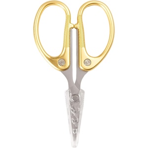 image:imageJubileeYarn Sharp Titanium Embroidery Craft Scissors wSheath  Gold  1 PairGold