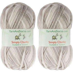 image:imageJubileeYarn Simply Chunky Yarn  Bulky Acrylic  Lava  2 Skeins02 Smoke