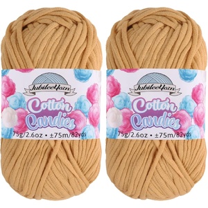 image:imageJubileeYarn Simply Sweet Yarn  100gSkein DK Cotton Blend  Plum Raisin  2 Skeins08 Peanut Brittle