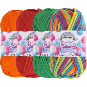 image:imageJubileeYarn Simply Sweet Yarn  100gSkein DK Cotton Blend  Plum Raisin  4 SkeinsShades of Citrus