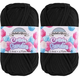 image:imageJubileeYarn Simply Sweet Yarn  100gSkein DK Cotton Blend  Super Sunshine  4 Skeins14 Licorice Lick