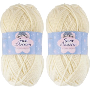 image:imageJubileeYarn Snow Blossom Yarn  DK Superwash Wool  Lavender  2 Skeins02 French Vanilla