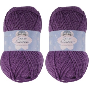 image:imageJubileeYarn Snow Blossom Yarn  DK Superwash Wool  Lavender  2 Skeins04 Plum